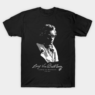 Ludwig van Beethoven, Classical Music-Piano T-Shirt